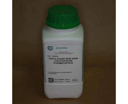 1046.00 Агар трехсахарный с железом, 500 гр (Triple Sugar Iron Agar (TSI) (Eur.Pharm.))